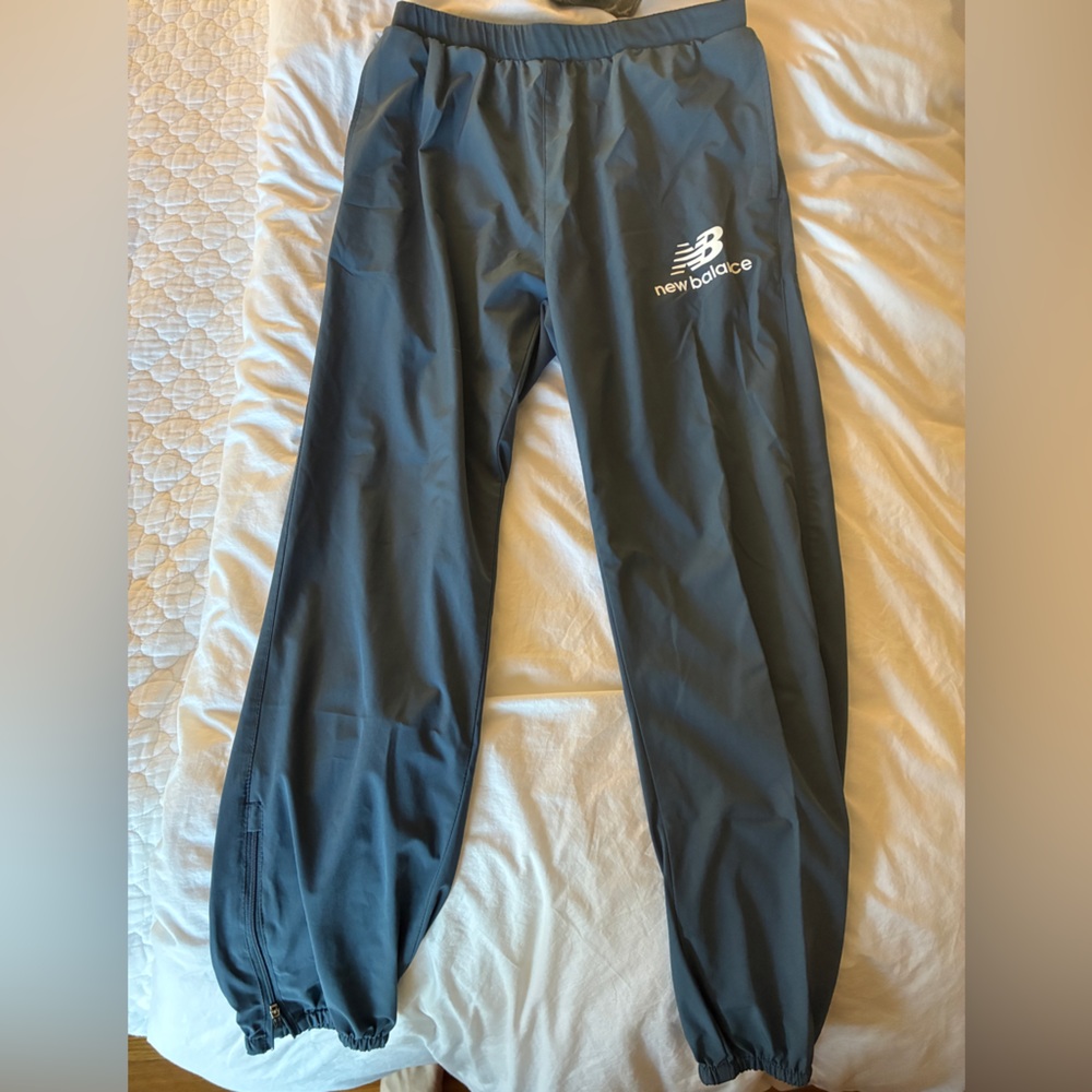New Balance Navy Blue Track Pants Large